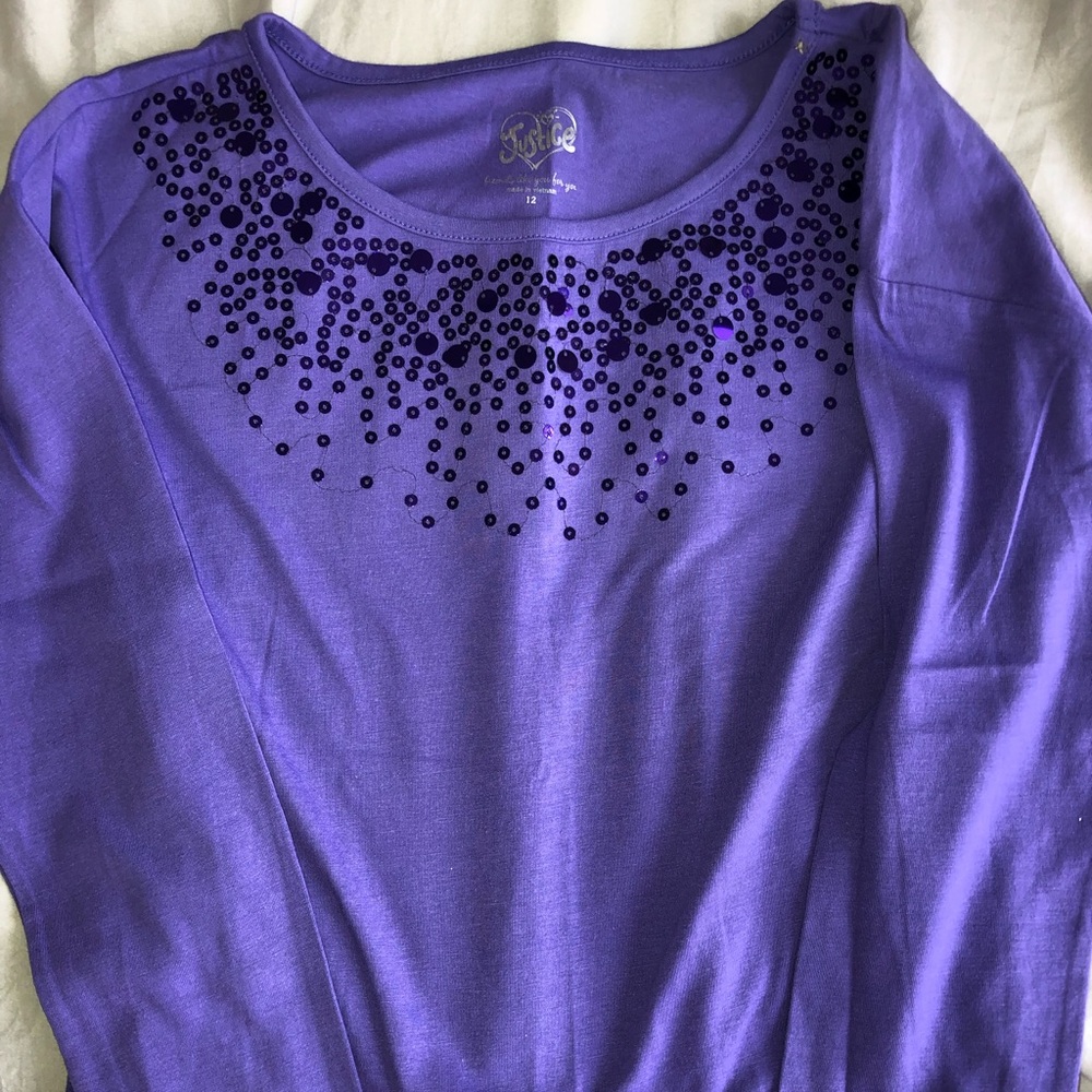 Justice sequin top!